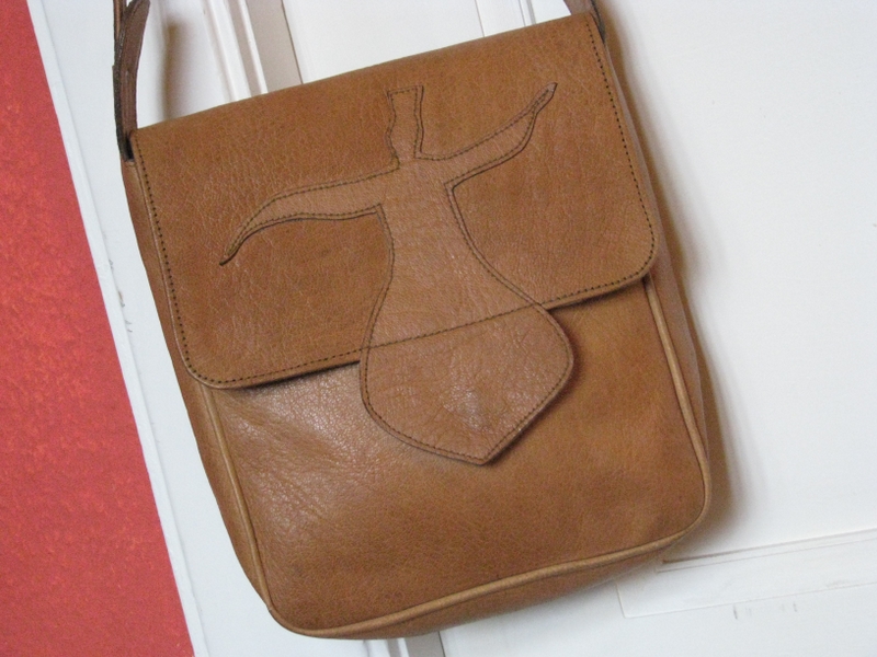 Gundara - Sufi - handmade leather bag - genuine leather - from Afghanistan