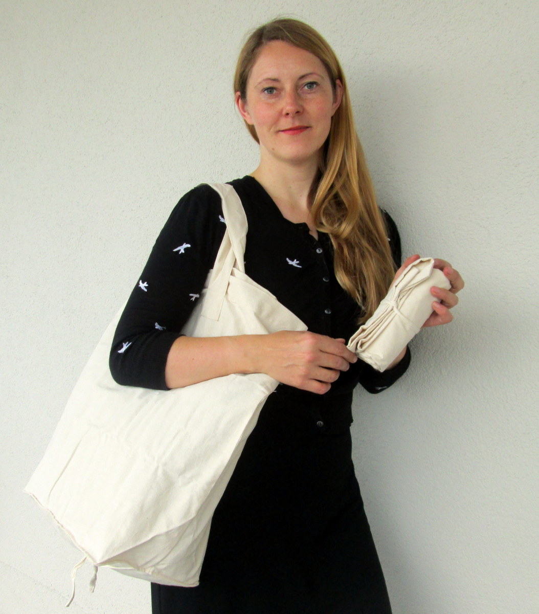 Einkaufstasche - Bio-Baumwolle - aus Marakesch - Al-Kawtar für behinderte Frauen