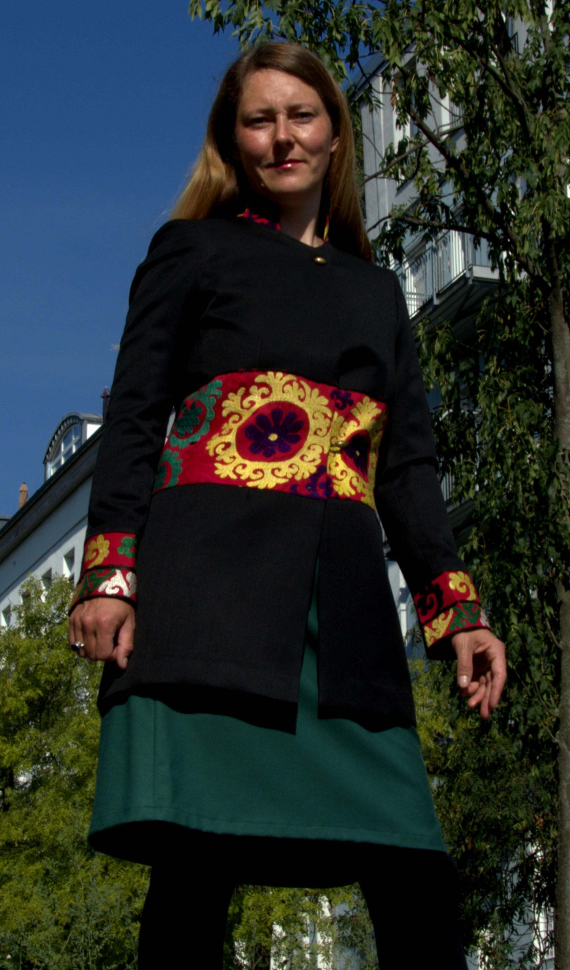 Gundara Design - long jacket - beautiful Afghan embroidery