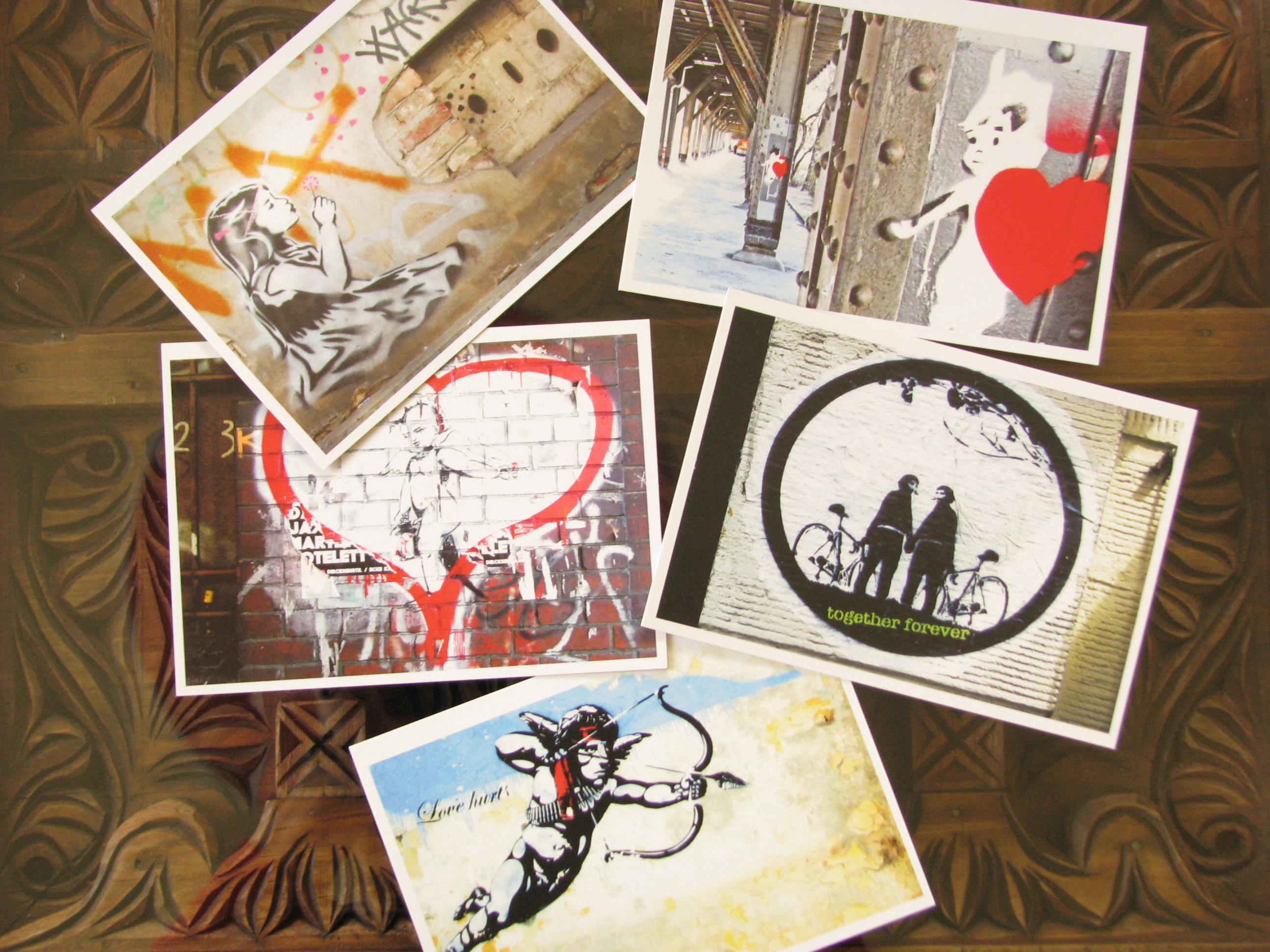 Annblick - Postkarten - Berliner Straßenkunst - Graffiti - Fotopostkarten