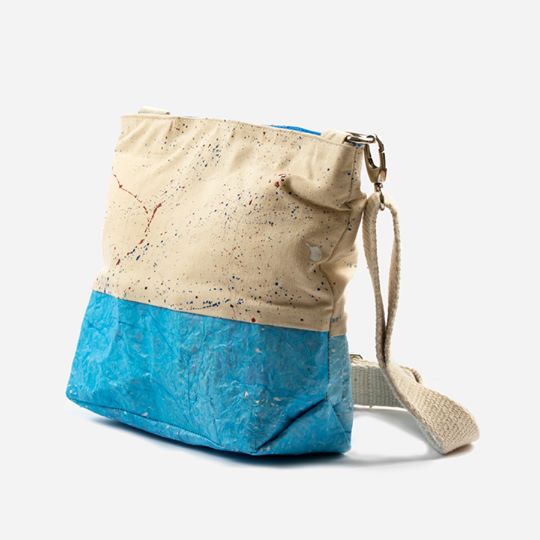 Crossbody small bag, cool handbag, recycled bag, upcycled handbag, upcycled  bag, travel bag, small crossbody bag.