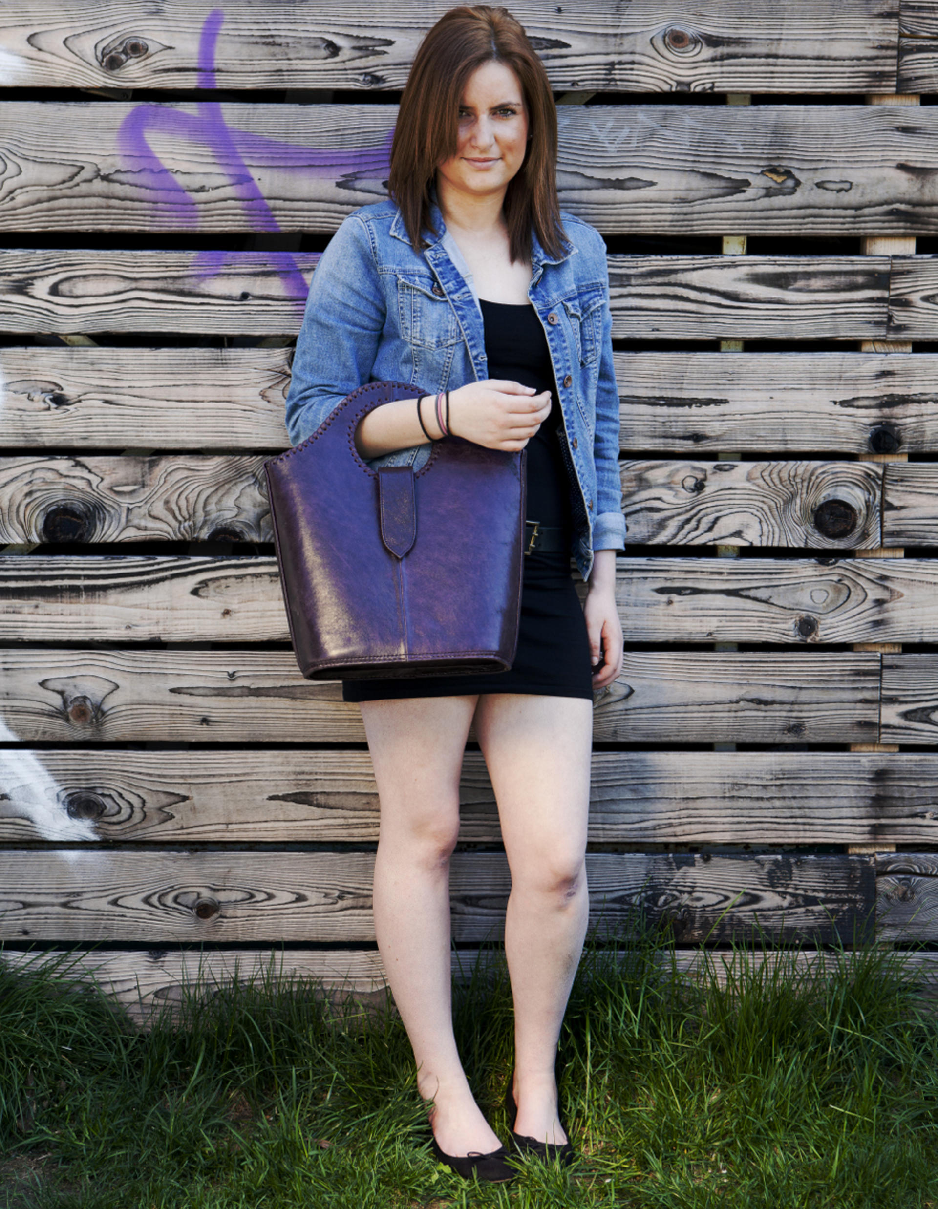 Violetta sac en cuir - photo Ulrika Walmark avec Camille Jublin