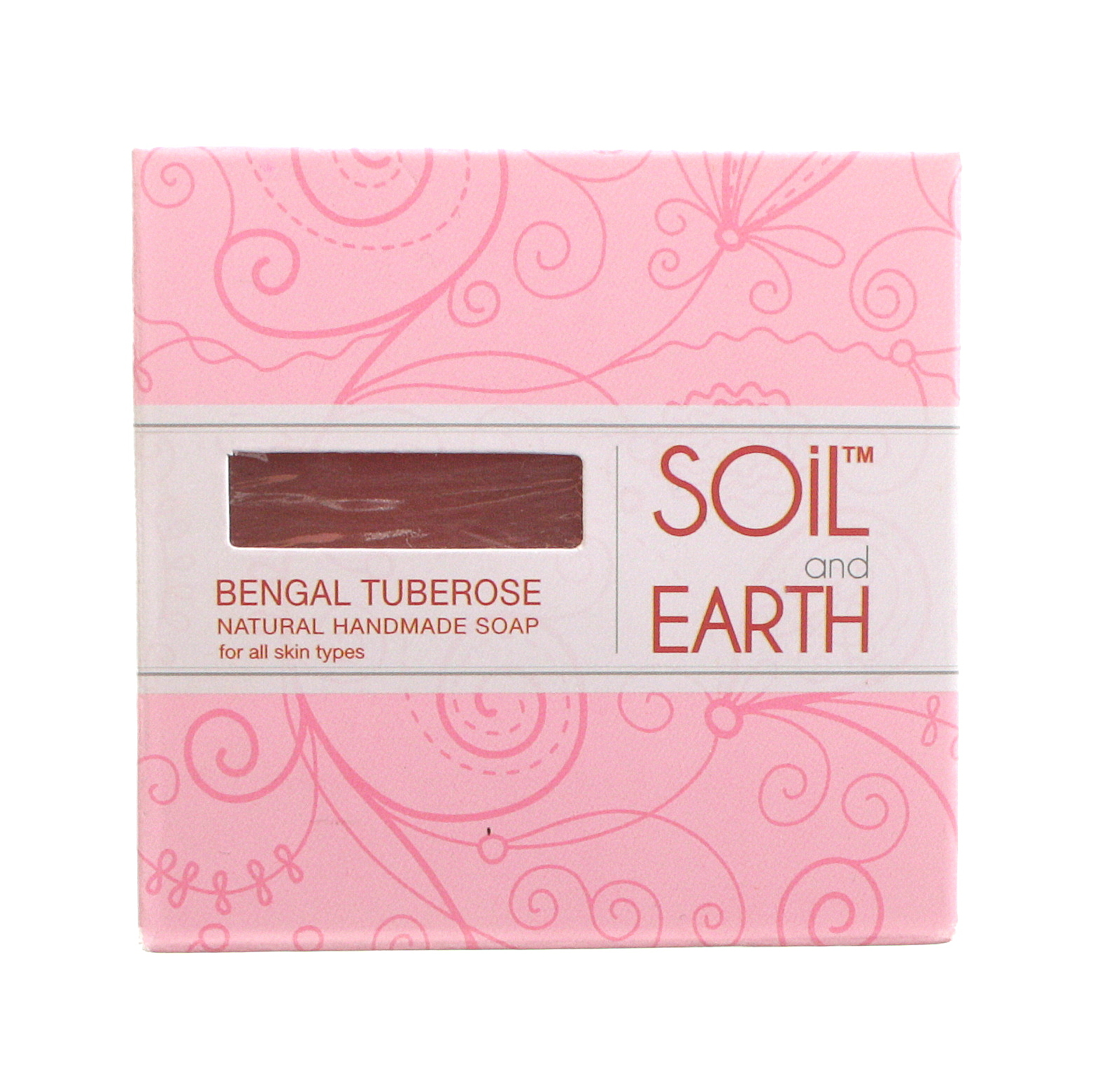 Bengal turberose ayurvedic soap bar by Soil and Earth