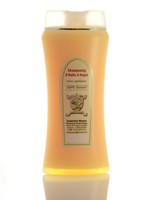 organic argan oil based shampoo