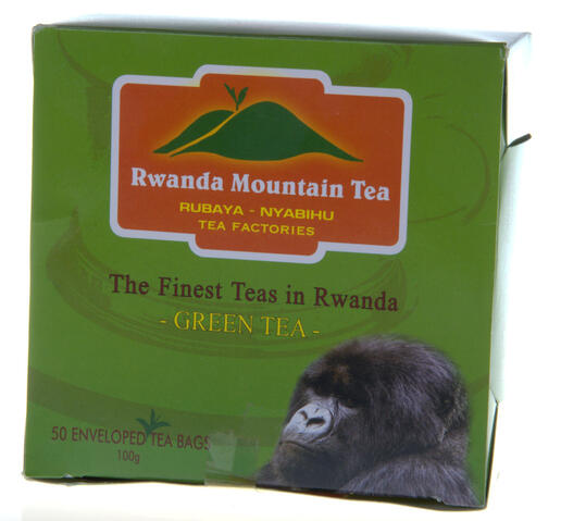 Rwanda Mountain Tea - Grüner Tee - 50 Teebeutel