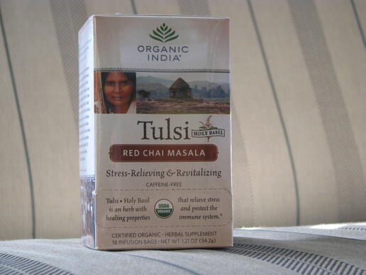 Organic India - Bio-Tee aus Indien - Ocimum s´Sanctum Roter Chai Masala