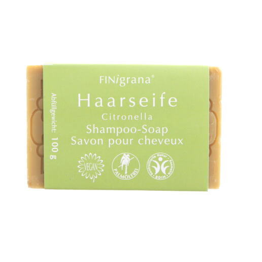 Citronella Haarseife als Alternative zu Shampoo