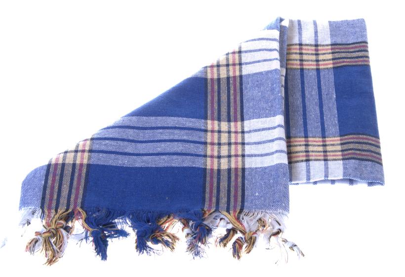blue and white pestemal