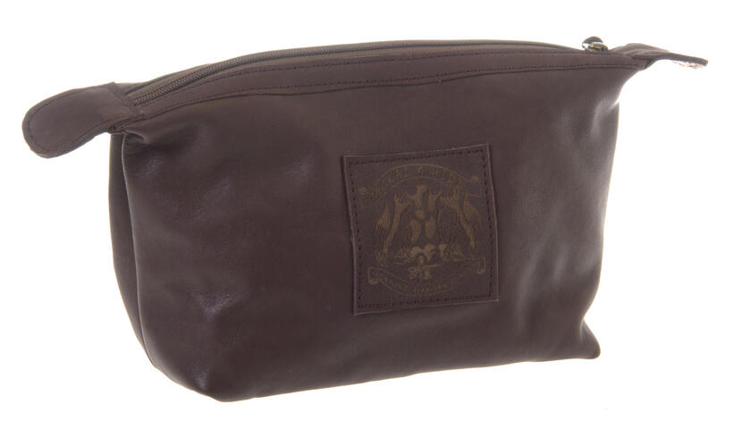 Washbag - Chocolate fair trade brown pouch