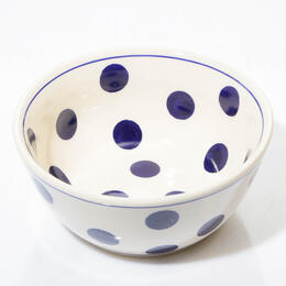 blue dots bowl
