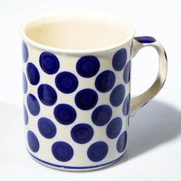 blue dots straight cup