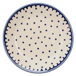 19cm plate with blue stars