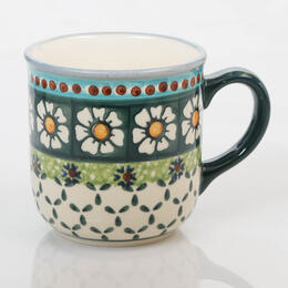 coffee cup with flowers