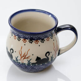 cat and tree pattern belly cup 0,35l