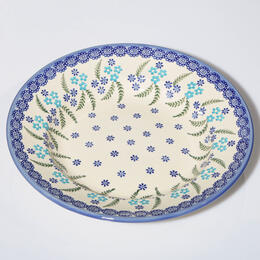 deep plate with flowers