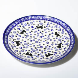 24cm eating plate with cat patterns