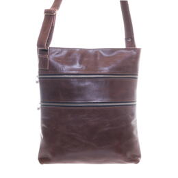 Gundara - fair leather side bag - genuine cow leather - handmade in Ethiopia