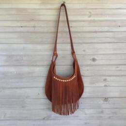 mini moon leather bag from the bush