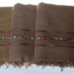 sand farbenes Plaid