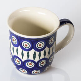 peacock pattern tea cup from poland