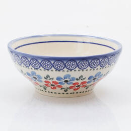 red and blue flowers bowl 0,3l