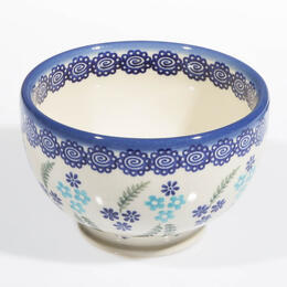 small polish bowl with blue flowers 0,25l