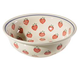 salad bowl with strawberries
