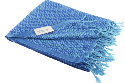 turquoise and blue hammam towel