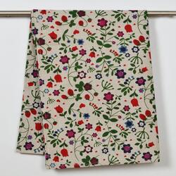 linen cottton towel with lil strawberries