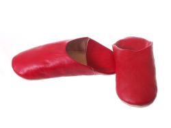 red babouches from Marrakech
