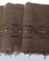 sand farbenes Plaid